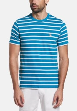 Original Penguin Breton - T-Shirt Print - Mosaic Blue