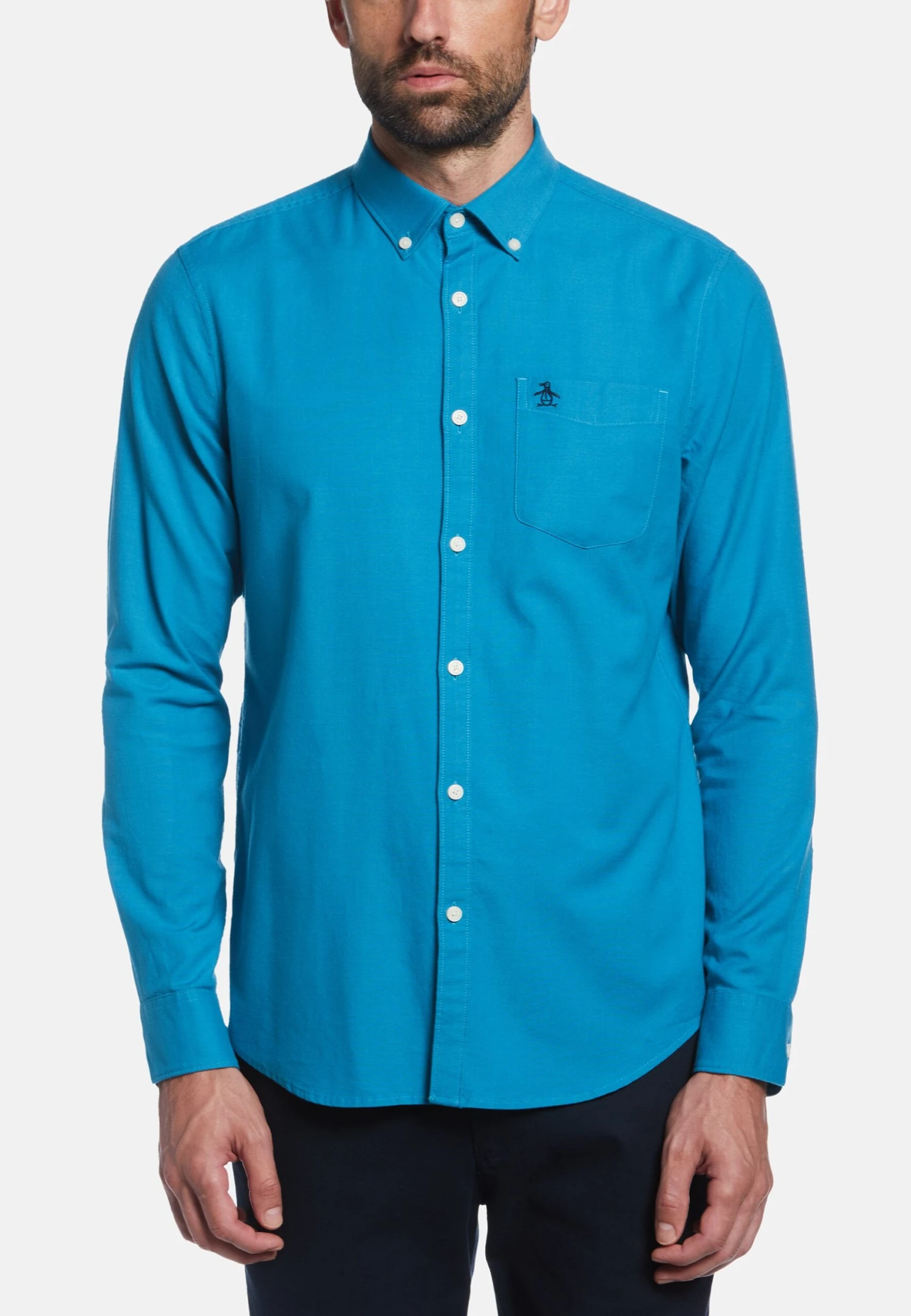 Original Penguin Oxford - Overhemd - Mosaic Blue