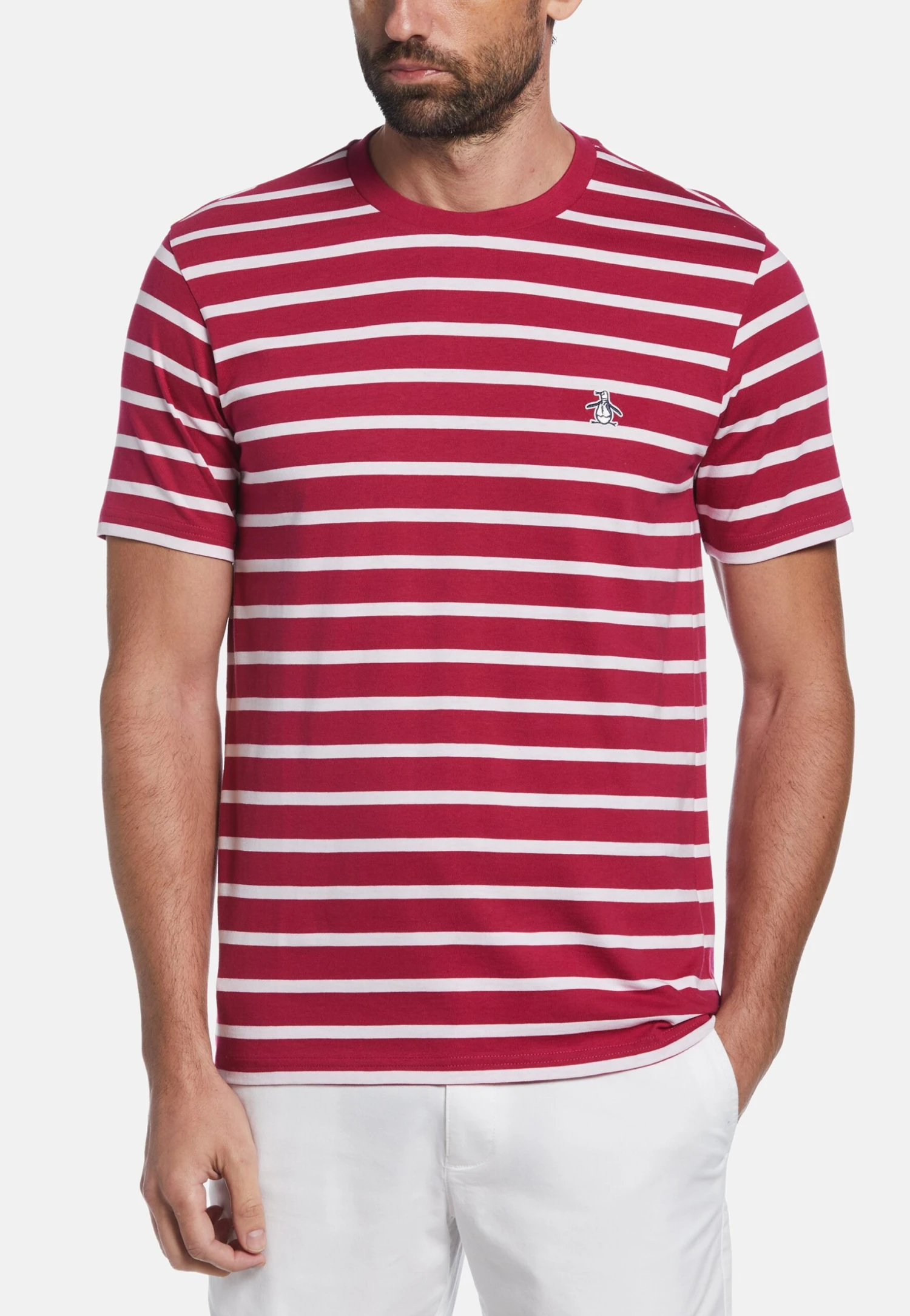 Original Penguin Breton - T-Shirt Print - Sangria