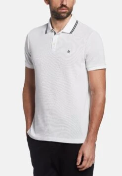 Original Penguin Tipped Jacquard- Poloshirt - Bright White