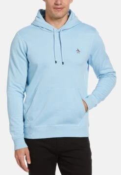 Original Penguin Sticker Pete - Hoodie - Cerulean