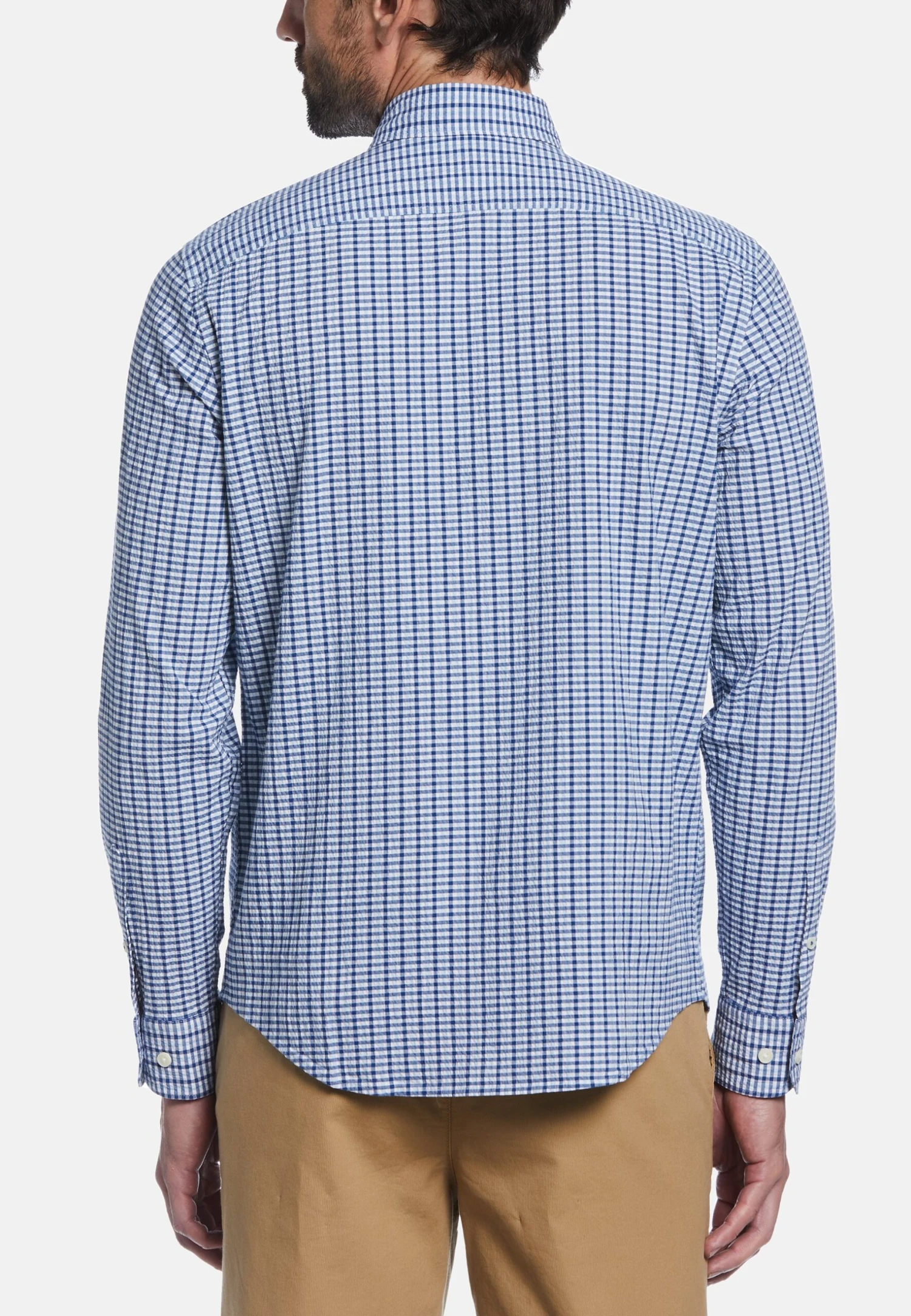 Original Penguin Seersucker - Overhemd - Cerulean - Afbeelding 2