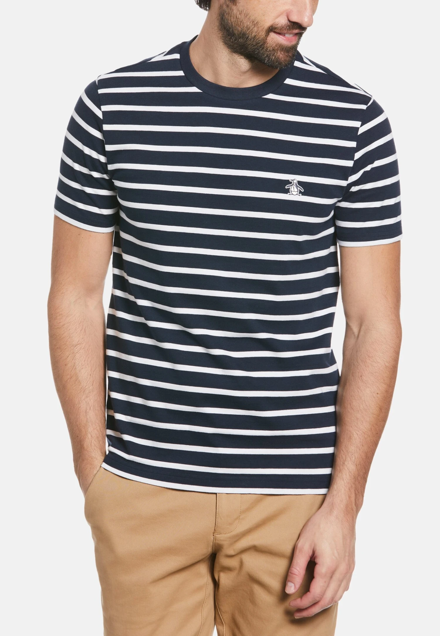 Original Penguin Breton - T-Shirt Print - Dark Sapphire