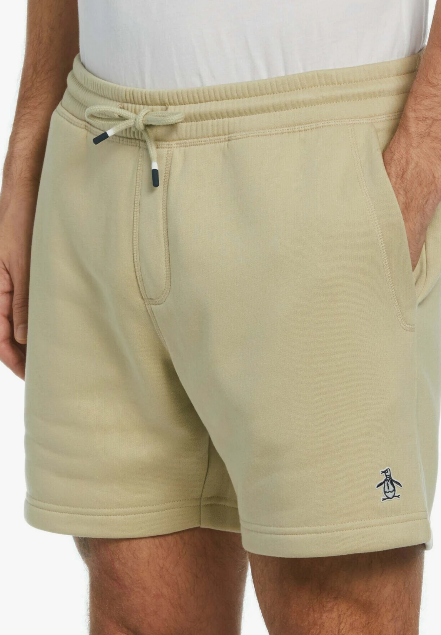 Original Penguin Sticker Pete- Shorts - Moss Gray - Afbeelding 3