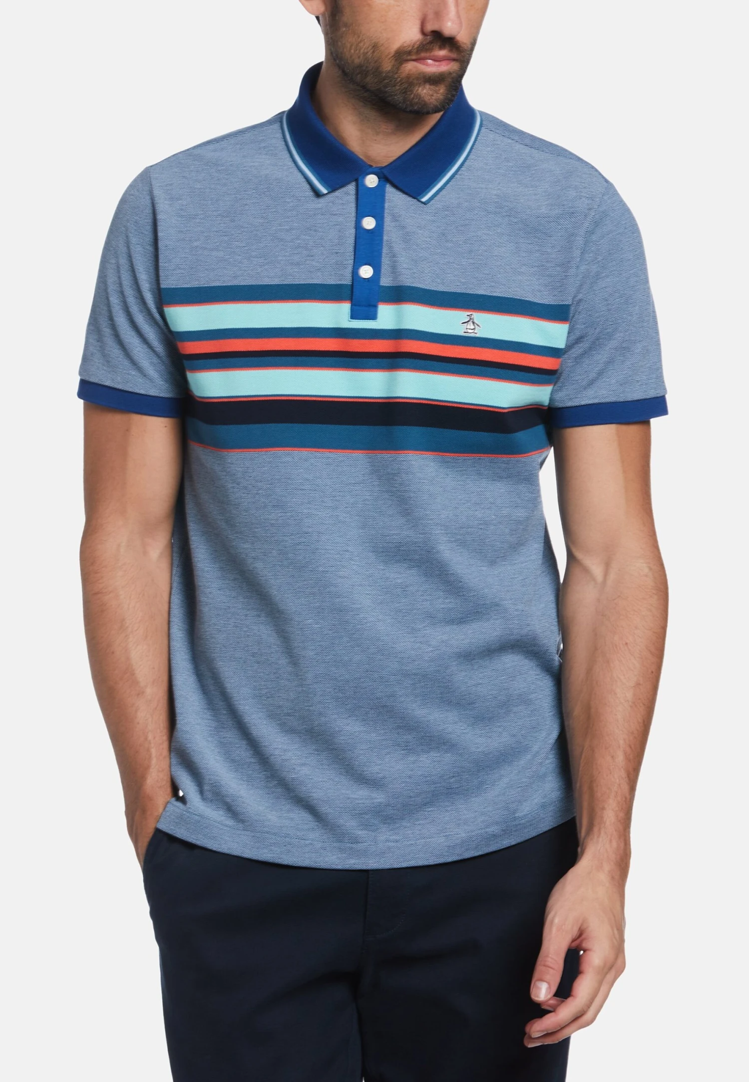 Original Penguin CHEST STRIPE - Poloshirt