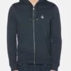 Original Penguin Sticker Pete- Sweater Met Rits - Dark Sapphire