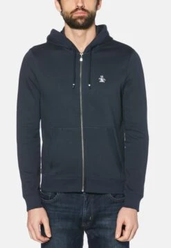Original Penguin Sticker Pete- Sweater Met Rits - Dark Sapphire