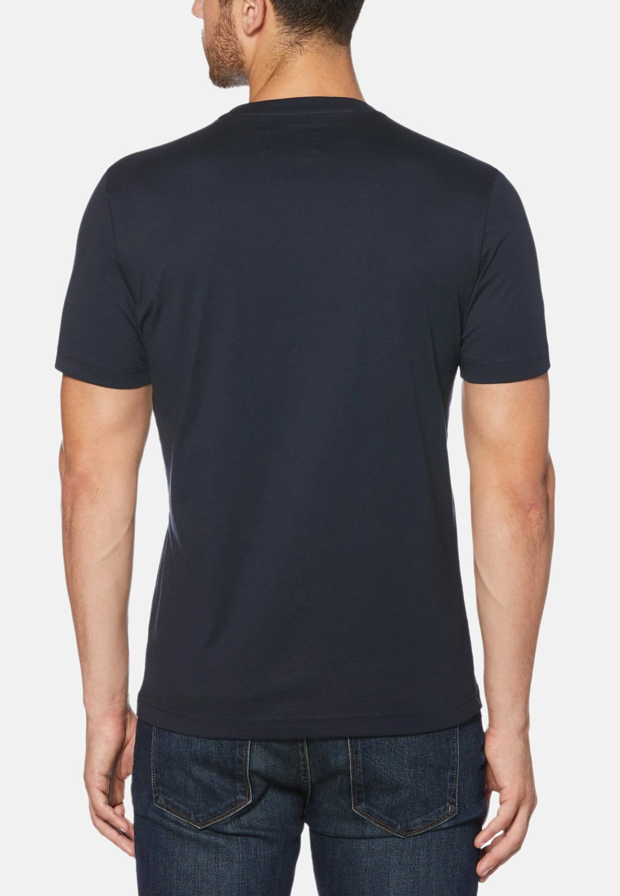 Original Penguin Pin Point- T-Shirt Basic - Dark Sapphire - Afbeelding 2