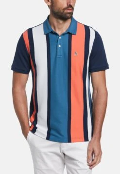 Original Penguin INTERLOCK STRIPED - Poloshirt