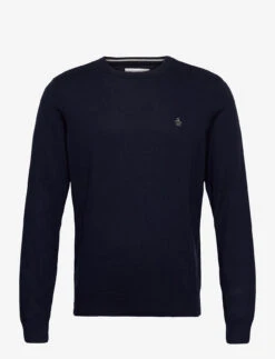 Original Penguin SUPIMA COTTON CREW S - DARK SAPPHIRE