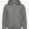Original Penguin SMALL LOGO ZIP THROUGH HOODIE - RAIN HEATHER