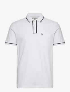 Original Penguin EARL ORG PIQ POLO ST - BRIGHT WHITE
