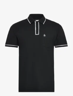 Original Penguin EARL ORG PIQ POLO ST - TRUE BLACK