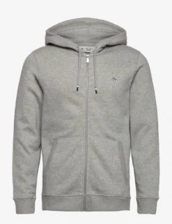 Original Penguin L/S STICKER PETE FUL - RAIN HEATHER