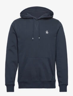 Original Penguin L/S STICKER PETE PUL - DARK SAPPHIRE