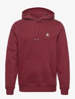 Original Penguin L/S STICKER PETE PUL - TAWNY PORT