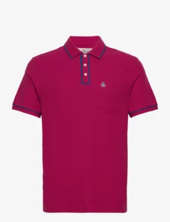 Original Penguin EARL ORG PIQ STICKER - SANGRIA