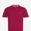 Original Penguin S/S PIN POINT EMBROI - SANGRIA