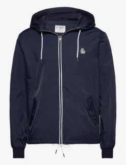 Original Penguin FULL ZIP HOODED RATNER JACKET - DARK SAPPHIRE