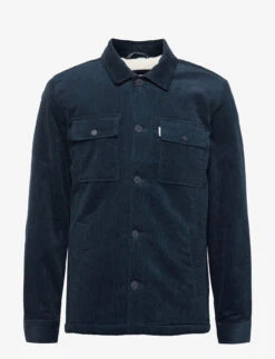 Original Penguin CORD SHERPA LINED JACKET - DARK SAPPHIRE