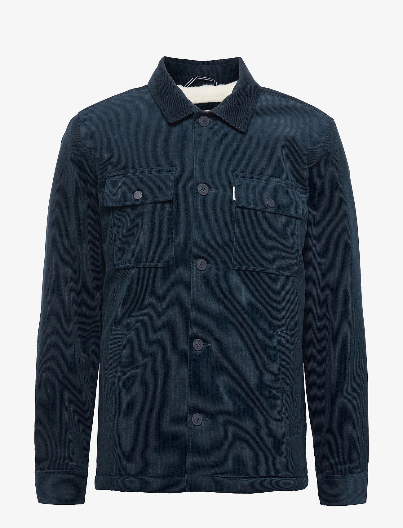 Original Penguin CORD SHERPA LINED JACKET - DARK SAPPHIRE