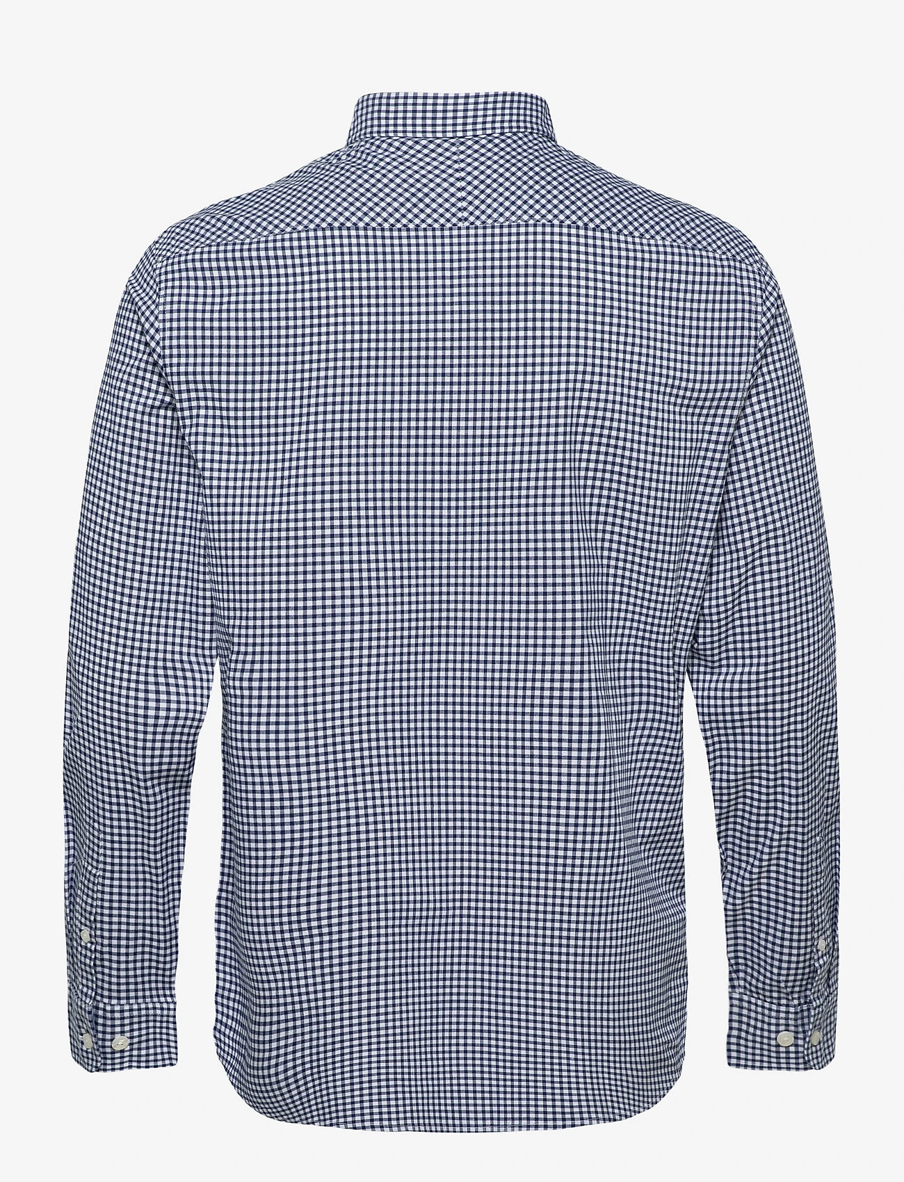 Original Penguin Long Sleeved Gingham Check Shirt - ESTATE BLUE - Afbeelding 2