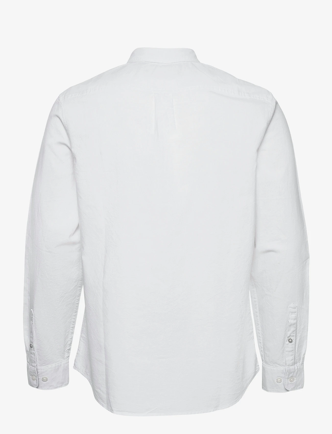 Original Penguin Long Sleeved Cotton Oxford Shirt - BRIGHT WHITE - Afbeelding 2