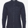 Original Penguin CORDUROY SLIM FIT SHIRT - DARK SAPPHIRE