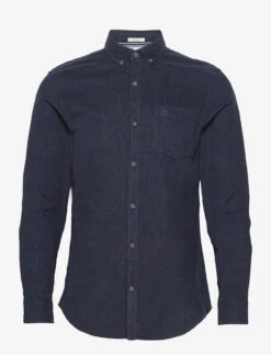 Original Penguin CORDUROY SLIM FIT SHIRT - DARK SAPPHIRE