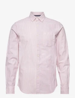Original Penguin WVN LS ECO OXFORD W/ - VEILED ROSE