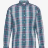 Original Penguin LS CTTN ECO YD PLAID - MOSAIC BLUE