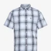 Original Penguin CTN EV TONAL PLAID S - CERULEAN